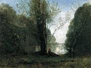 Jean Baptiste Camille  Corot Solitude Recollection of Vigen Limousin painting